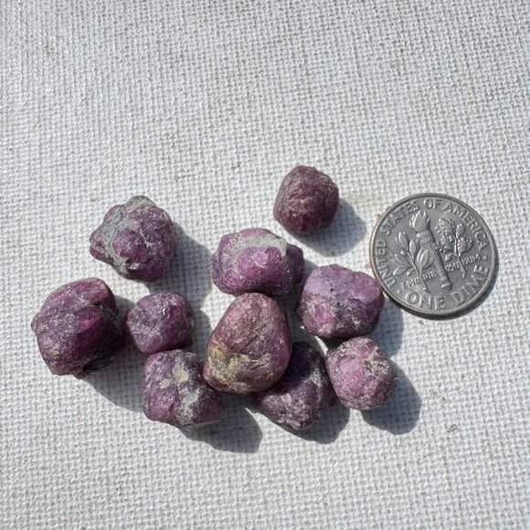 100 carats of Ruby Rough Crystals - Multiple Available - Picture 2 of 3